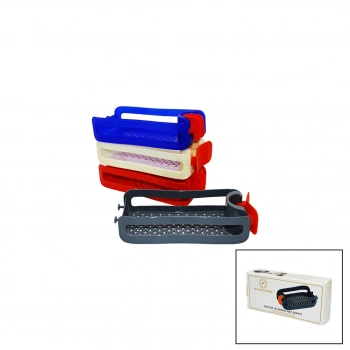 MUTFAK VE BANYO RAF SEPETİ SİLİKON TUTACAKLI 21-30MM (5324)