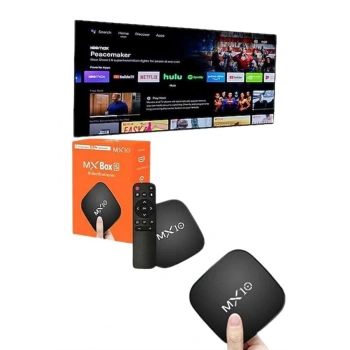 Mx Box Android Tv Media Sound 4K Ultra HD Görüntü Kaliteli