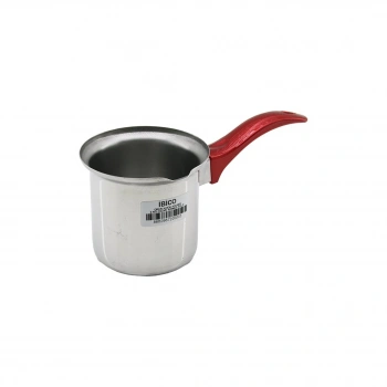 NO-5  ÇELİK CEZVE  KIRMIZI KULP (5324)