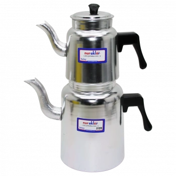 NO-5 LÜKS ALÜMİNYUM ÇAYDANLIK TAKIMI (5324)