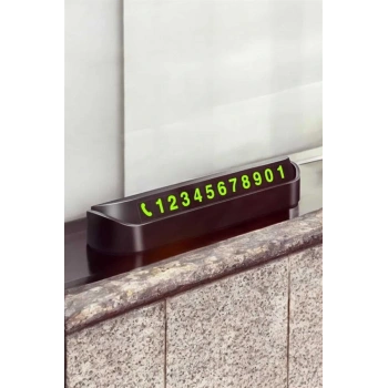 Numaralık Araç İçi Araba Araç Park Numaratör Telefon Numarası Yazma