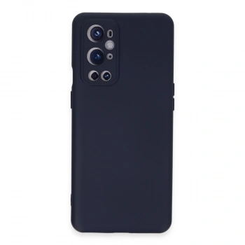 One Plus 9 Pro Kılıf Nano İçi Kadife Silikon - Lacivert