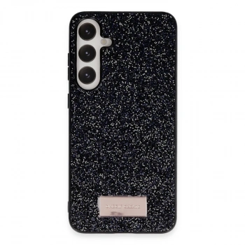 Onegif Samsung Galaxy A05s Bright Simli Kapak - Siyah
