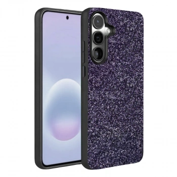 Onegif Samsung Galaxy A37 5g Bright Simli Kapak - Derin Mor