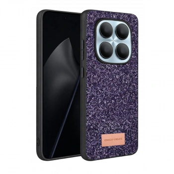Onegif Xiaomi Redmi Note 15 4g Bright Simli Kapak - Derin Mor