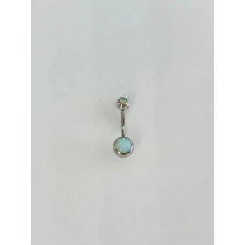 Opal Taşlı Göbek Piercıng - Pg0163
