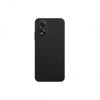 Oppo A38 Kılıf First Silikon - Siyah