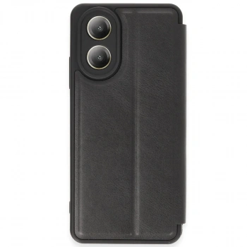 Oppo A38 Kılıf Flip Cover - Siyah