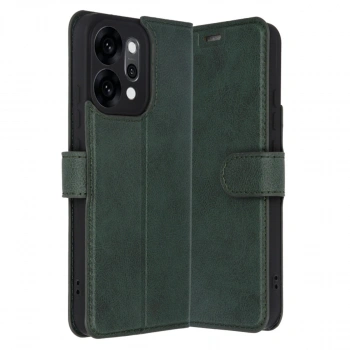 Oppo Reno 14 Trend S Plus Kapaklı Kılıf - Yeşil