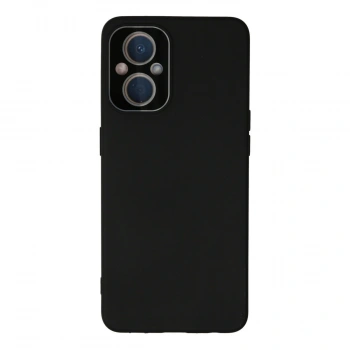 Oppo Reno 7 Lite Kılıf Lansman Glass Kapak - Siyah