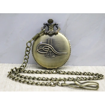 Osmanlı Tuğralı Köstekli Saat