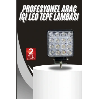 Oto Lamba 10 Led Işık Ayarlanabilir Yüksek Aydınlatmalı Beyaz Far