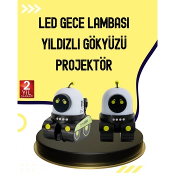 Otomatik Döner Slaytlı Üç Parlaklık Ayarlı Projektör Lamba