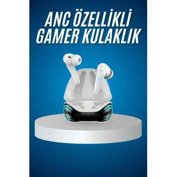 Oyuncu Kulaklığı Mikrofonlu Gürültü Engelleme Gecikme Önleyici Bluetooth Kulaklık