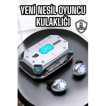 Oyuncu Kulaklığı Yeni Nesil Kablosuz Uzun Pil Ömrü Bluetooth Kulaklık