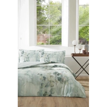 Özdilek Çift Kişilik Ranforce Nevresim Takımı Nature Drip Yeşil