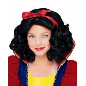 Pamuk Prenses Peruğu Kırmızı Fiyonklu (5324)