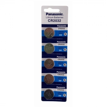 Panasonic Cr2032 3v Lityum Bios Baskül Terazi Pili 5’li Kartela 5 Adet