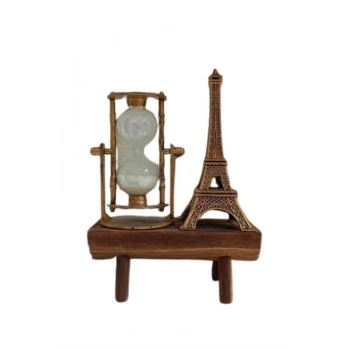 Paris Eyfel Kulesi Hediyelik Eyfel Retro Kum Saati Dekoratif Eşya