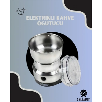 Paslanmaz Çelik Kahve Değirmeni | Düşük Gürültü, Yüksek Devir, Fındık ve Tahıl İçin Uygun