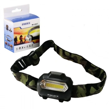 PC-1917 COB 3xAAA Pilli Led Kafa Feneri