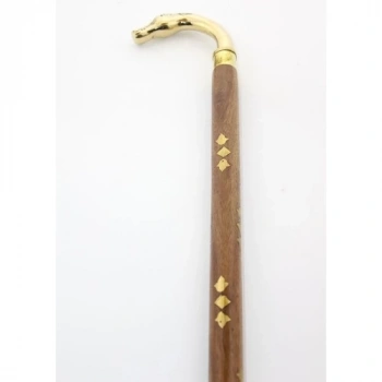 Pirinç At Büstü Baston Model 2