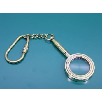 Pirinç Büyüteç Anahtarlık