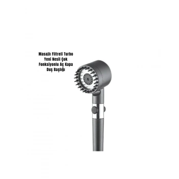 Plastik Duş Başlığı Filtreli