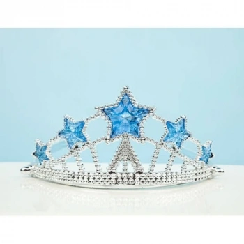 Plastik Kraliçe Prenses Tacı Çocuk Boy