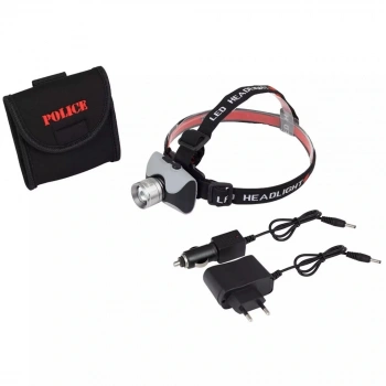 Police Ps-1813 Cree Q5 Led Led Zoomlu Şarjlı Kafa Feneri