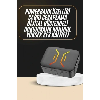 Powerbank Bluetooth Kulaklık Oyuncu Kulaklığı Yüksek Ses Kaliteli