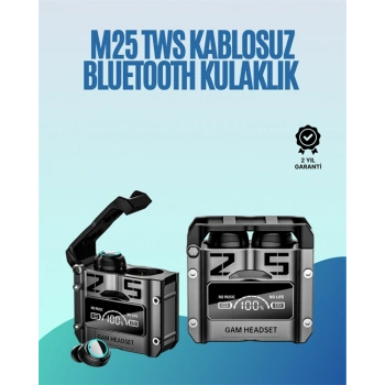 Powerbank Özellikli Kablosuz Kulaklık | Otomatik Bağlantı | Şarj Kutusu Dahil