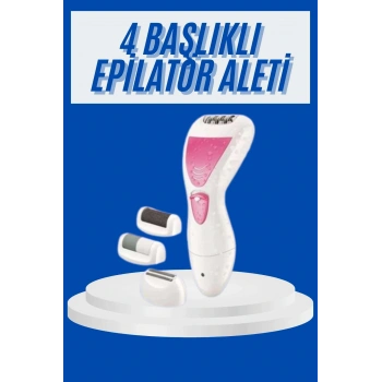 Profesyonel 4in1 Çok Amaçlı Epilasyon Aleti Şarjlı Pratik Taşınabilir