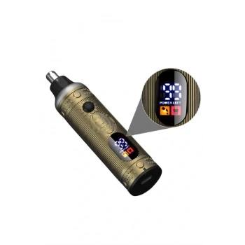 Profesyonel Saç Sakal Vücut Kulak Ve Burun Tıraş Makinesi 3 Başlıklı