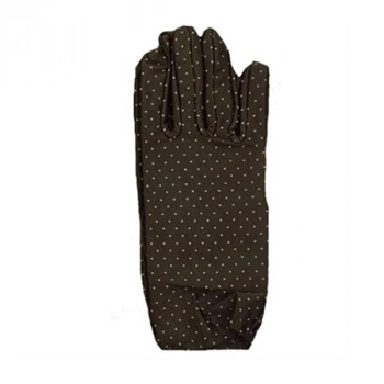 Kahverengi Puantiyeli Çocuk Eldiveni