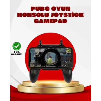 PUBG Mobile Uyumlu Joystick ve Parmak Tetikli Oyun Gamepadi