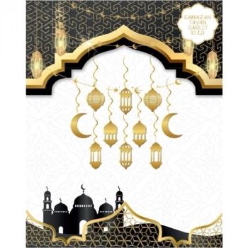 Ramazan Tavan Süsü 10lu Metalize Gold