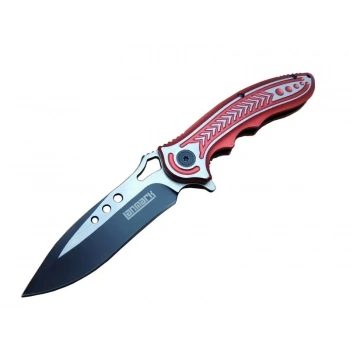 Rd T60a Kamp Çakı 20 Cm - Kırmızı Sap, Otomatik, Kemerlikli