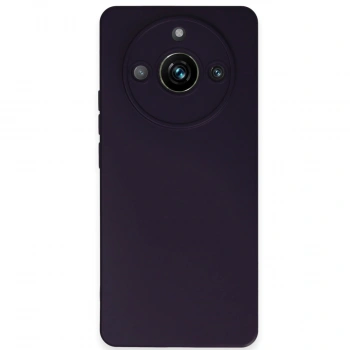 Realme 11 Pro Kılıf Nano İçi Kadife Silikon - Mor