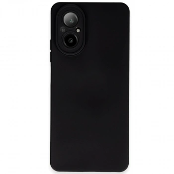 Realme 12 Lite Kılıf Nano İçi Kadife Silikon - Siyah