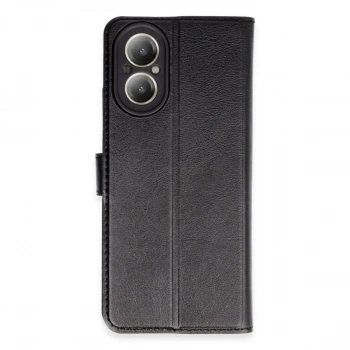 Realme 12 Lite Kılıf Trend S Plus Kapaklı Kılıf - Siyah