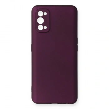 Realme 7 Pro Kılıf First Silikon - Mürdüm