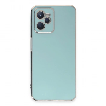 Realme C35 Kılıf Volet Silikon - Açık Yeşil