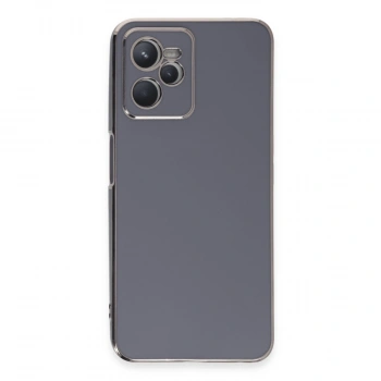 Realme C35 Kılıf Volet Silikon - Mavi