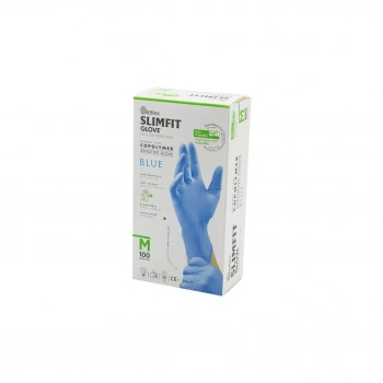 REFLEX SLİMFİT GLOVE KOD-026 M MAVİ PUDRASIZ MUAYENE ELDİVEN 100LÜ (5324)