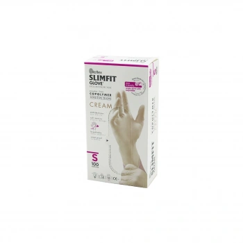 REFLEX SLİMFİT GLOVE KOD-030 S KREM PUDRASIZ MUAYENE ELDİVEN 100LÜ (5324)