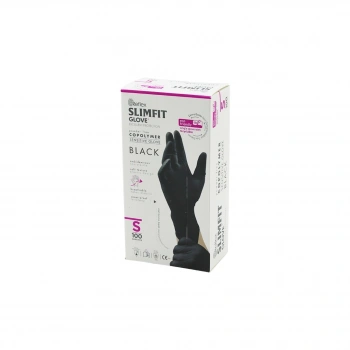 REFLEX SLİMFİT GLOVE KOD-033 S SİYAH PUDRASIZ MUAYENE ELDİVEN 100LÜ (5324)