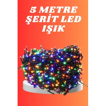 Renkli Her Ortama Uygun 5 Metre Led Işık Renkli Aydınlatma