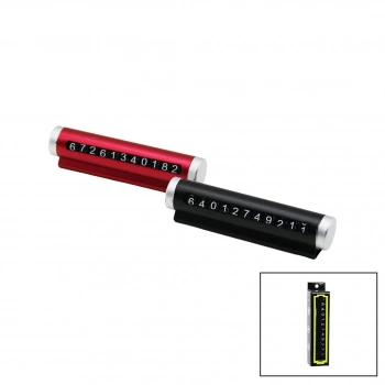 RENKLİ KROM OTO- ARAÇ PARK TELEFON NUMARATÖR RAKAM ÇEVİRME ÇUBUKYPŞ.MONTAJ (5324)