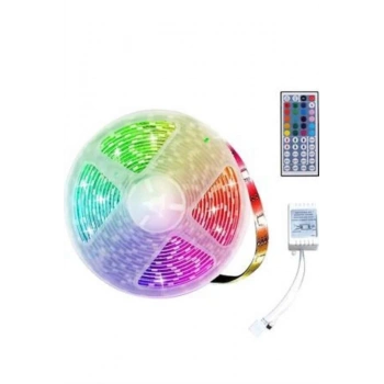 RGB Neon Şerit Led Lamba 10 Metre İç Mekan Tasarımına Uygun